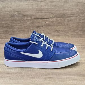 Nike Zoom Stefan Janoski Men's Size 11 Blue Leather Sneakers (559574-981) RARE